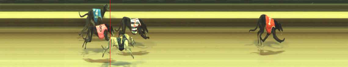 Photo finish for Warragul Race 3