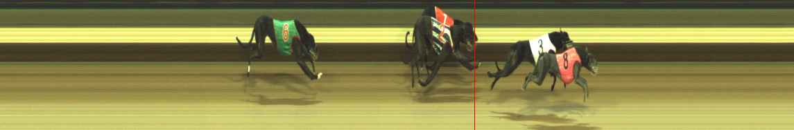 Photo finish for Warragul Race 6
