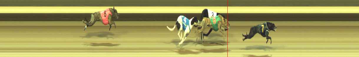 Photo finish for Warragul Race 7