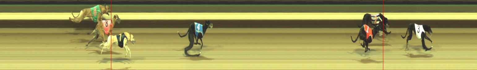 Photo finish for Warragul Race 9