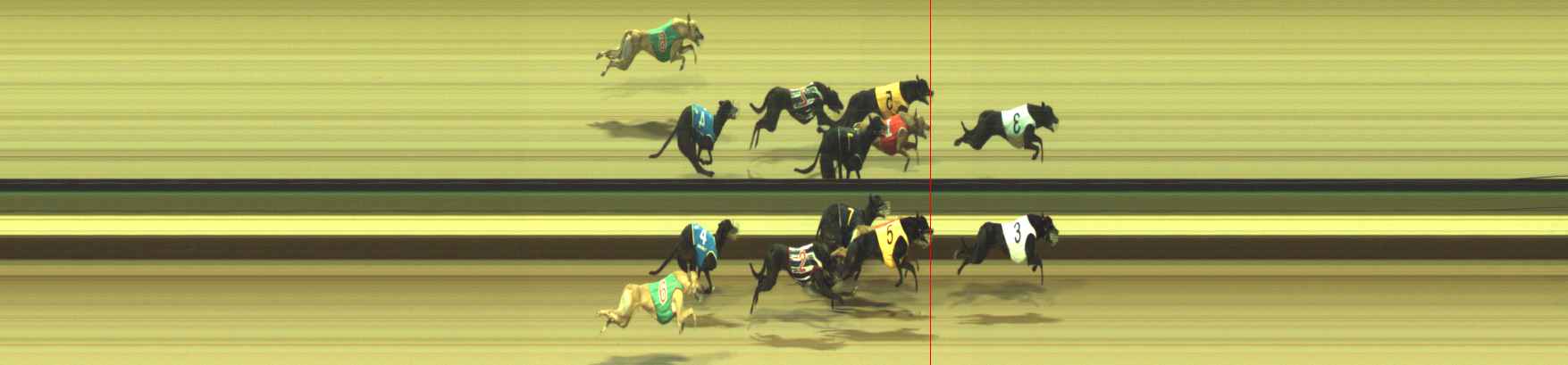 Photo finish for Warragul Race 6