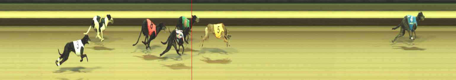 Photo finish for Warragul Race 8