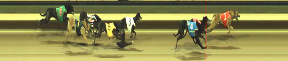 Photo finish for Warragul Race 3