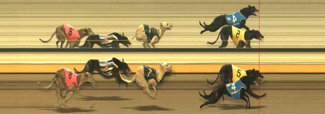 Race result finish photo
