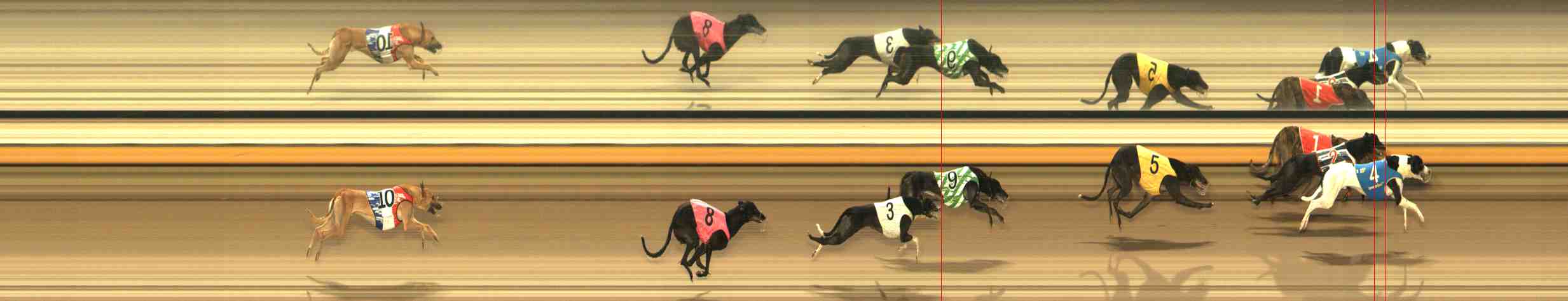 Race result finish photo