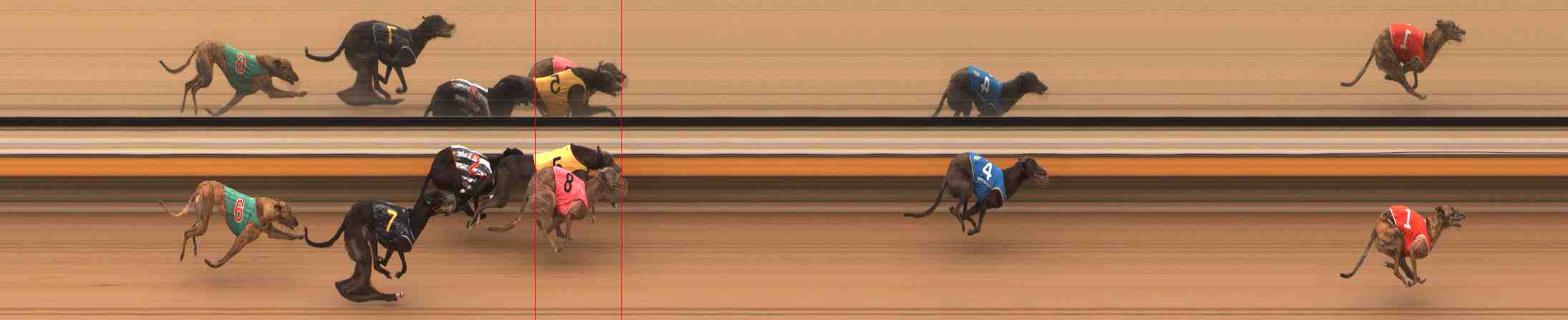 Race result finish photo