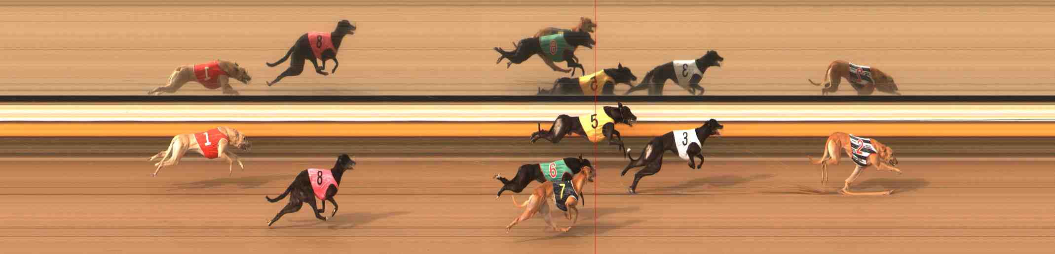 Race result finish photo