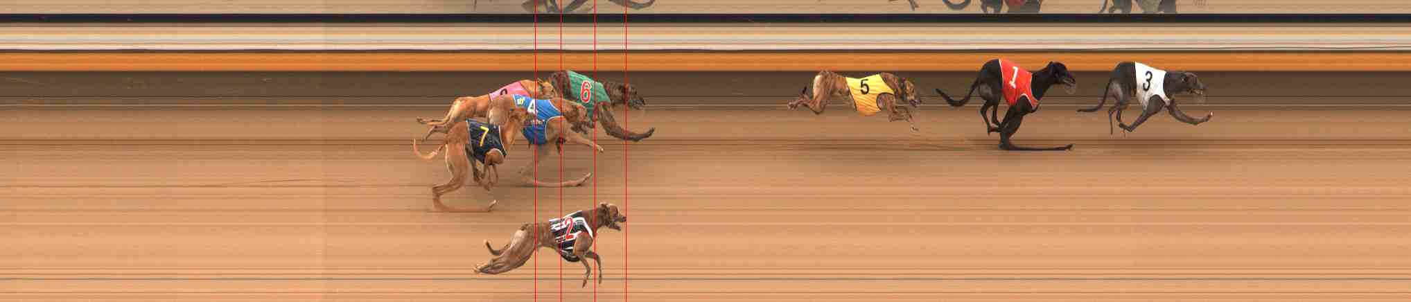 Race result finish photo