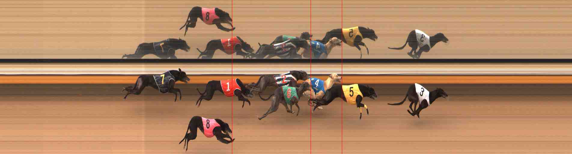 Race result finish photo